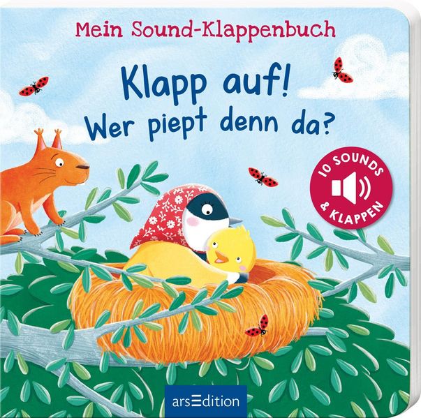 Cover von Mein Sound-Klappenbuch: Klapp auf! Wer piept denn da?