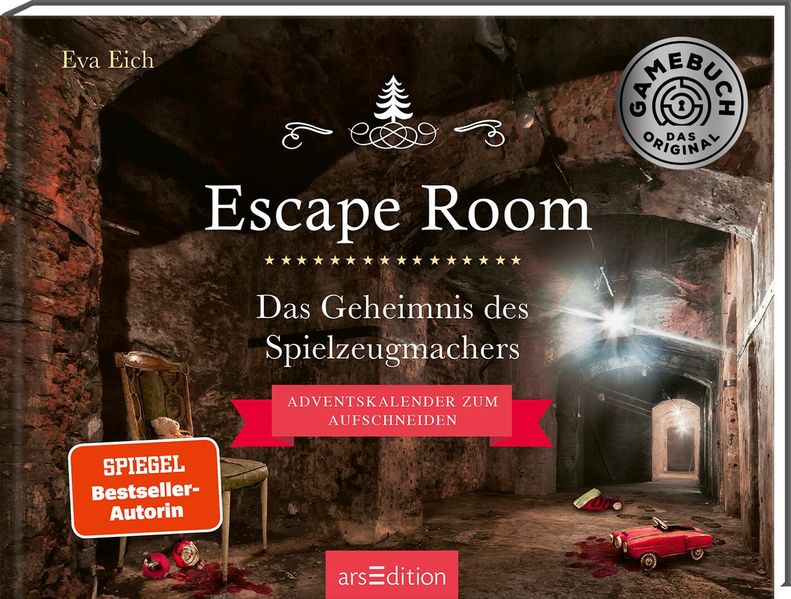 Cover von Escape Room. Das Geheimnis des Spielzeugmachers. Das Original: Der neue Escape-Room-Adventskalender von Eva Eich
