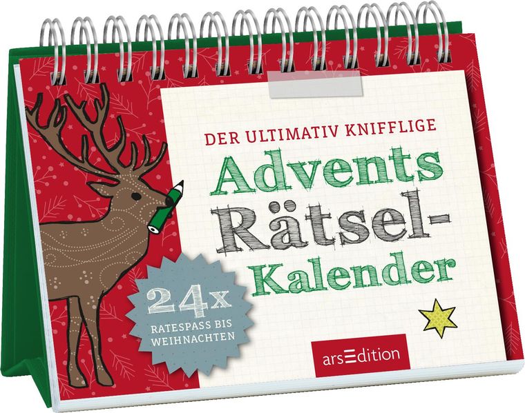 Cover von Der ultimativ knifflige Advents-Rätsel-Kalender