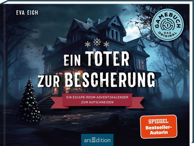 Cover von Ein Toter zur Bescherung. Ein Escape-Room-Adventskalender zum Aufschneiden