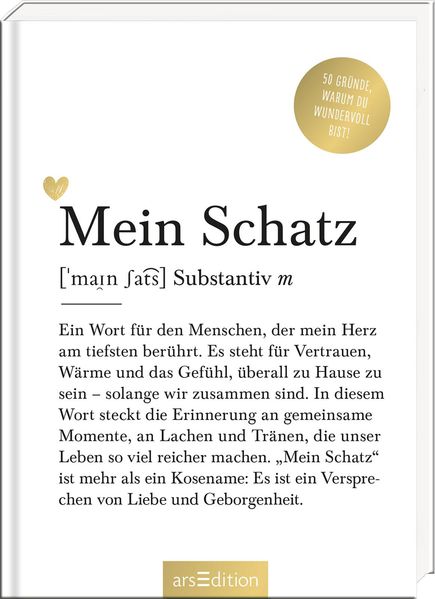 Cover von Mein Schatz (Substantiv, m)