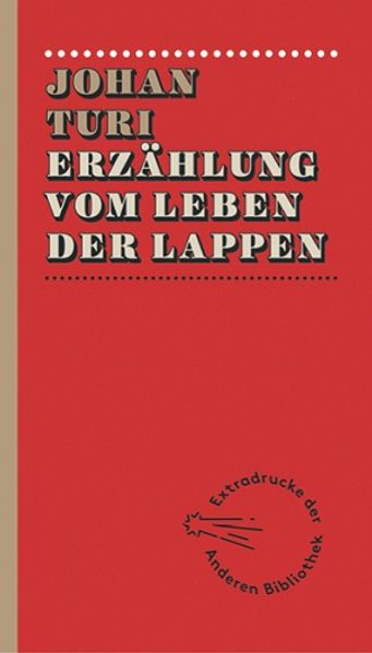 Cover von Erzählung vom Leben der Lappen