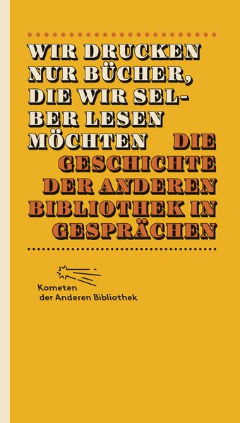 Cover von Wir drucken nur Bücher, die wir selber lesen möchten