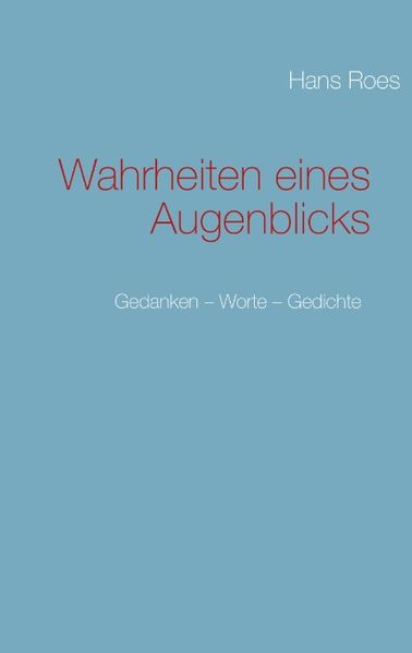 Cover von Wahrheiten eines Augenblicks