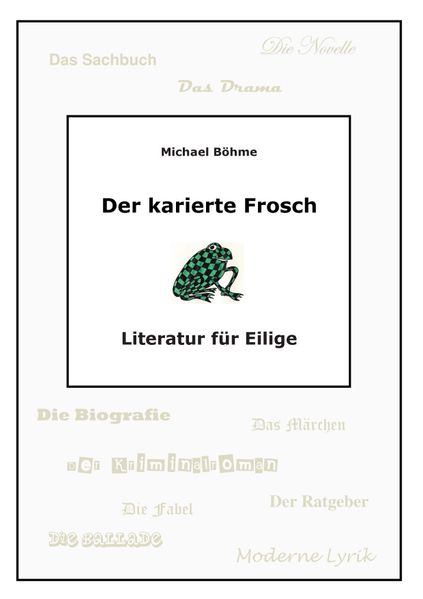Cover von Der karierte Frosch