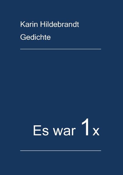Cover von Es war 1x