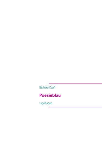 Cover von Poesieblau