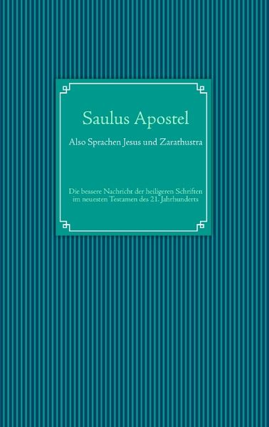 Cover von Also Sprachen Jesus und Zarathustra