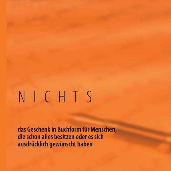 Cover von NICHTS