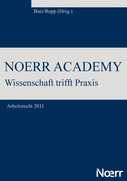 Cover von Noerr Academy