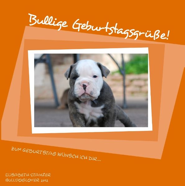 Cover von Bullige Geburtstagsgrüße!