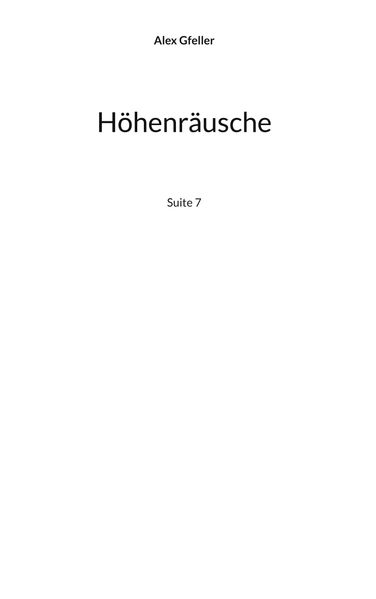 Cover von Höhenräusche