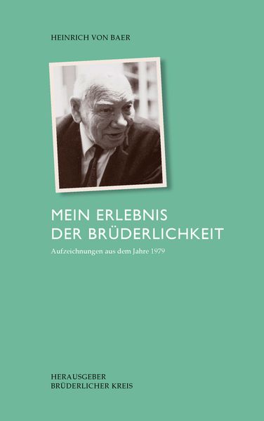 Cover von Mein Erlebnis der Brüderlichkeit