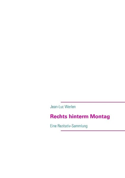 Cover von Rechts hinterm Montag