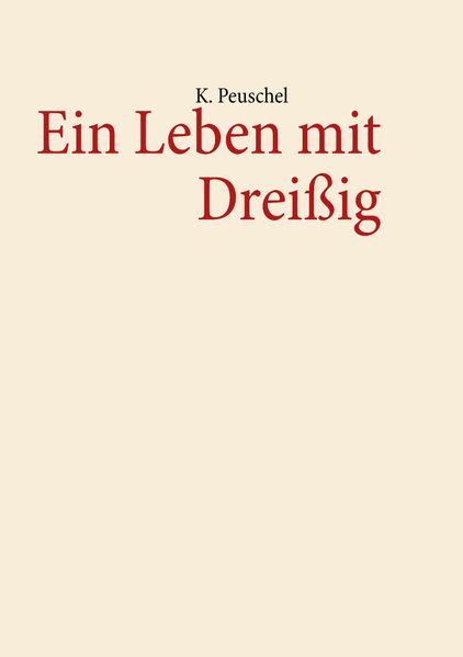 Cover von Ein Leben mit Dreißig