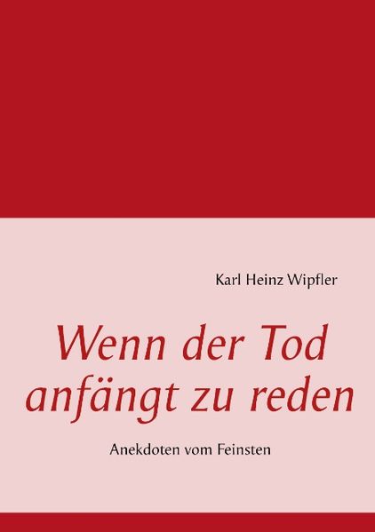Cover von Wenn der Tod anfängt zu reden