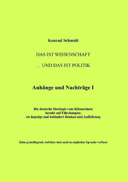 Cover von Das ist Wissenschaft … und das ist Politik