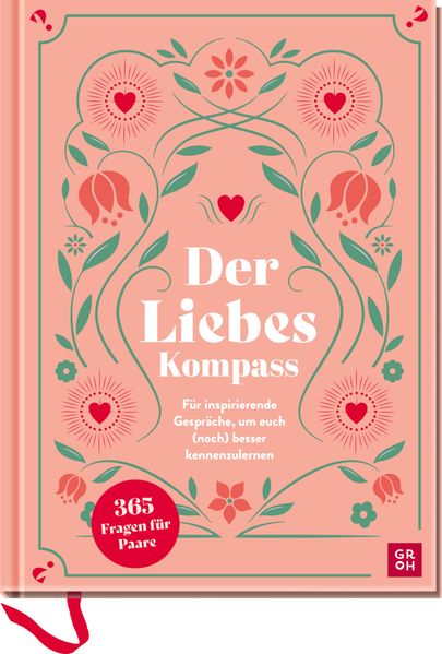 Cover von Der Liebeskompass – 365 Fragen für Paare