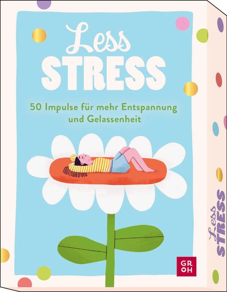 Cover von Impulskarten: Less stress – 50 Impulse für mehr Entspannung und Gelassenheit