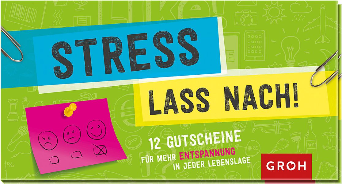 Cover von Gutscheinbuch Stress lass nach