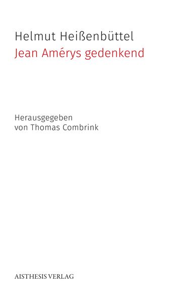Cover von Jean Amérys gedenkend