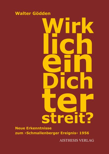 Cover von Wirklich ein Dichterstreit?