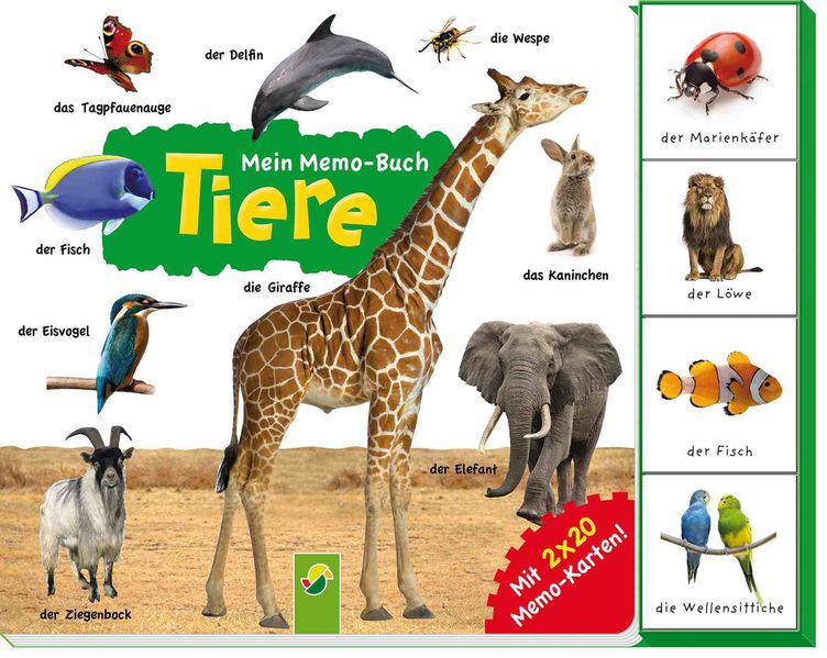 Cover von Mein Memo-Buch Tiere