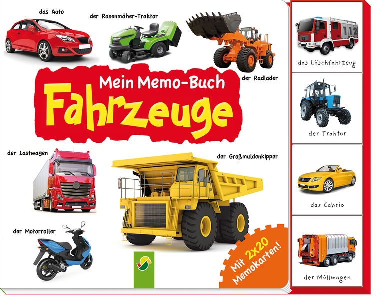 Cover von Mein Memo-Buch Fahrzeuge