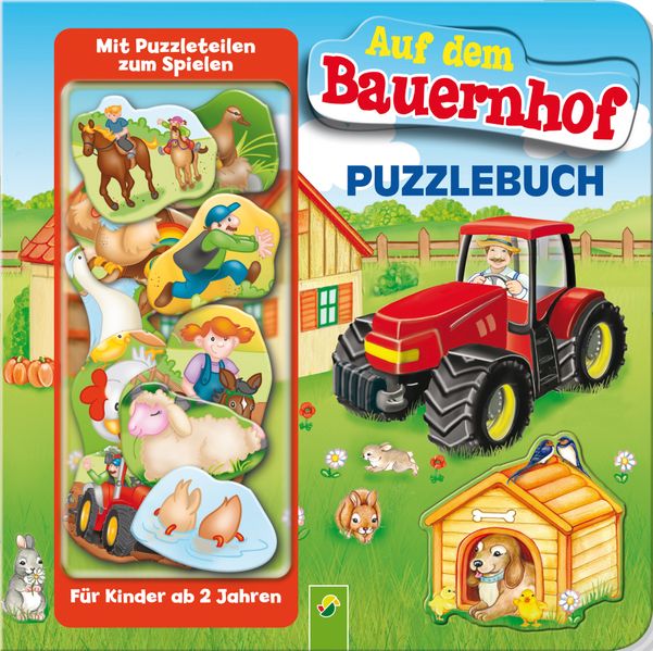 Cover von Puzzlebuch – Auf dem Bauernhof