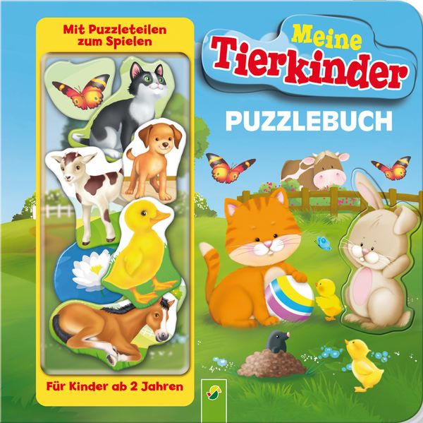 Cover von Puzzlebuch – Meine Tierkinder