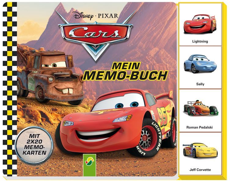 Cover von Mein Memo-Buch – Cars