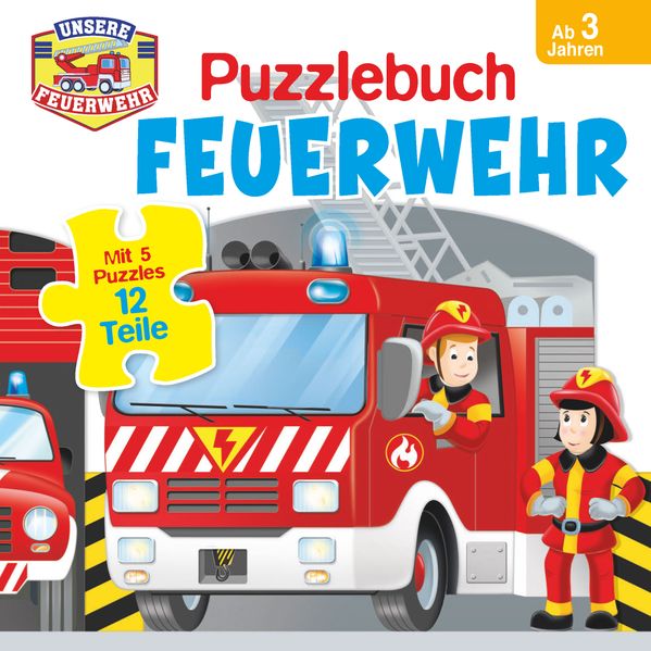 Cover von Puzzlebuch Feuerwehr