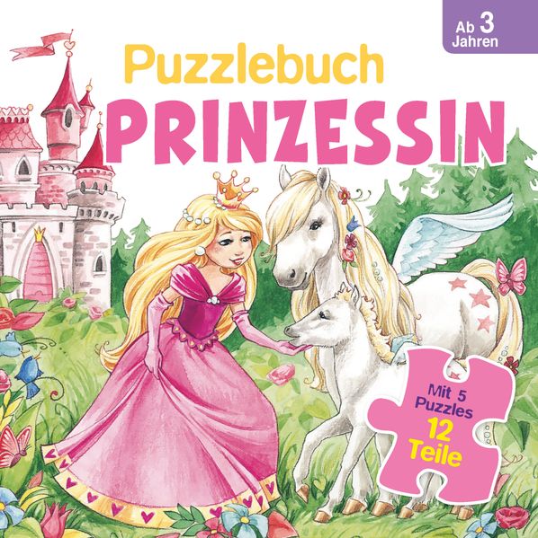 Cover von Puzzlebuch Prinzessin