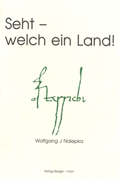 Cover von Seht – welch ein Land