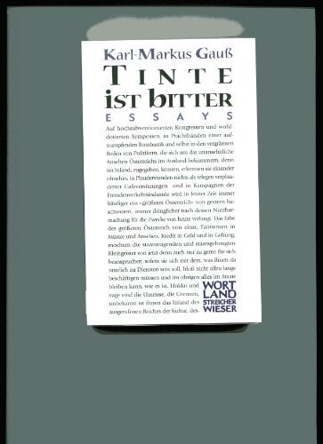 Cover von Tinte ist bitter