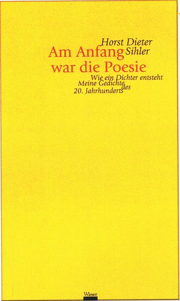Cover von Am Anfang war die Poesie