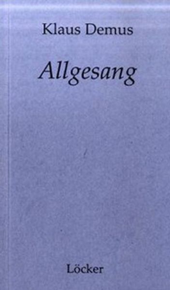 Cover von Allgesang