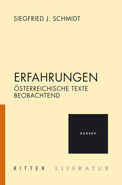 Cover von Erfahrungen. Österreichische Texte beobachtend