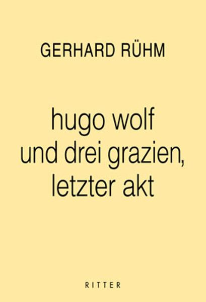 Cover von Hugo Wolf und drei Grazien, letzter Akt