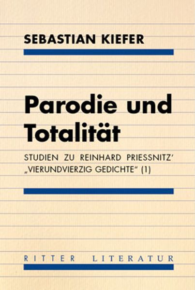 Cover von Parodie und Totalität.