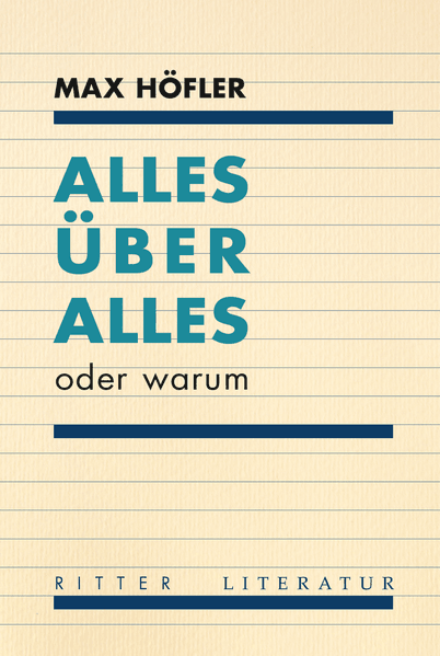 Cover von Alles über alles oder Warum