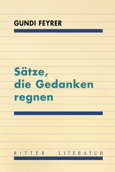 Cover von Sätze, die Gedanken regnen
