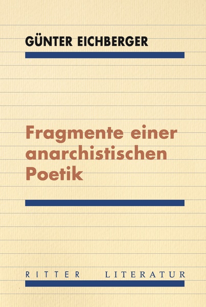 Cover von Fragmente einer anarchistischen Poetik