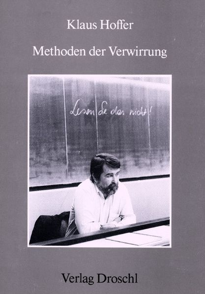 Cover von Methoden der Verwirrung