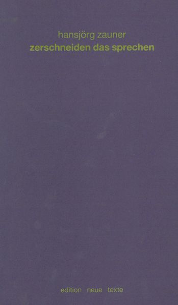 Cover von Kolloquium Neue Texte