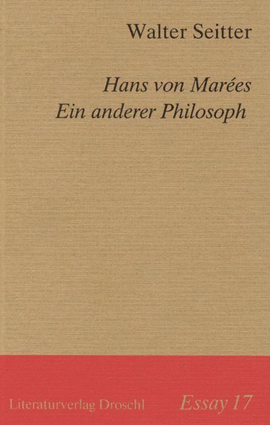 Cover von Hans von Marées. Ein anderer Philosoph