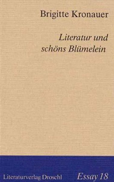 Cover von Literatur und schöns Blümelein