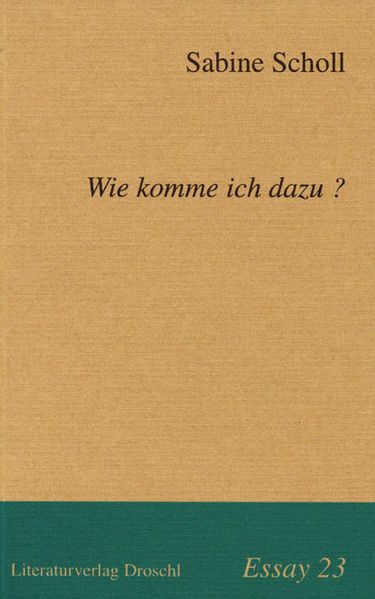 Cover von Wie komme ich dazu?
