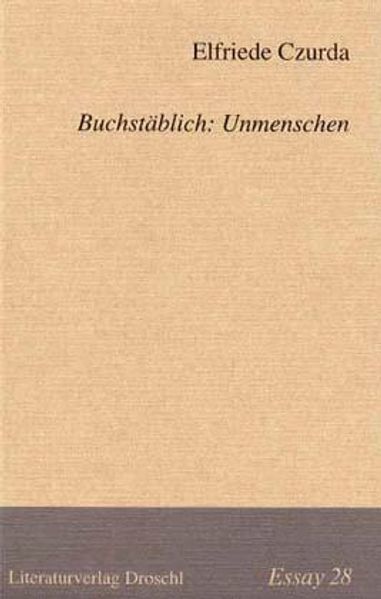 Cover von Buchstäblich: Unmenschen
