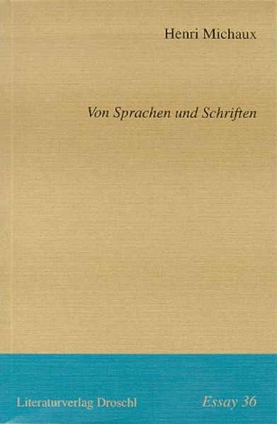 Cover von Von Sprachen und Schriften